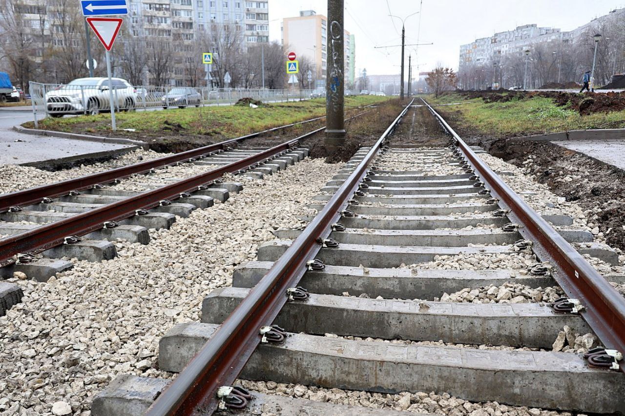 Ремонт трамвайных путей на перекрестках стартовал в Самаре Ремонт трамвайных путей на перекрестках стартовал в Самаре