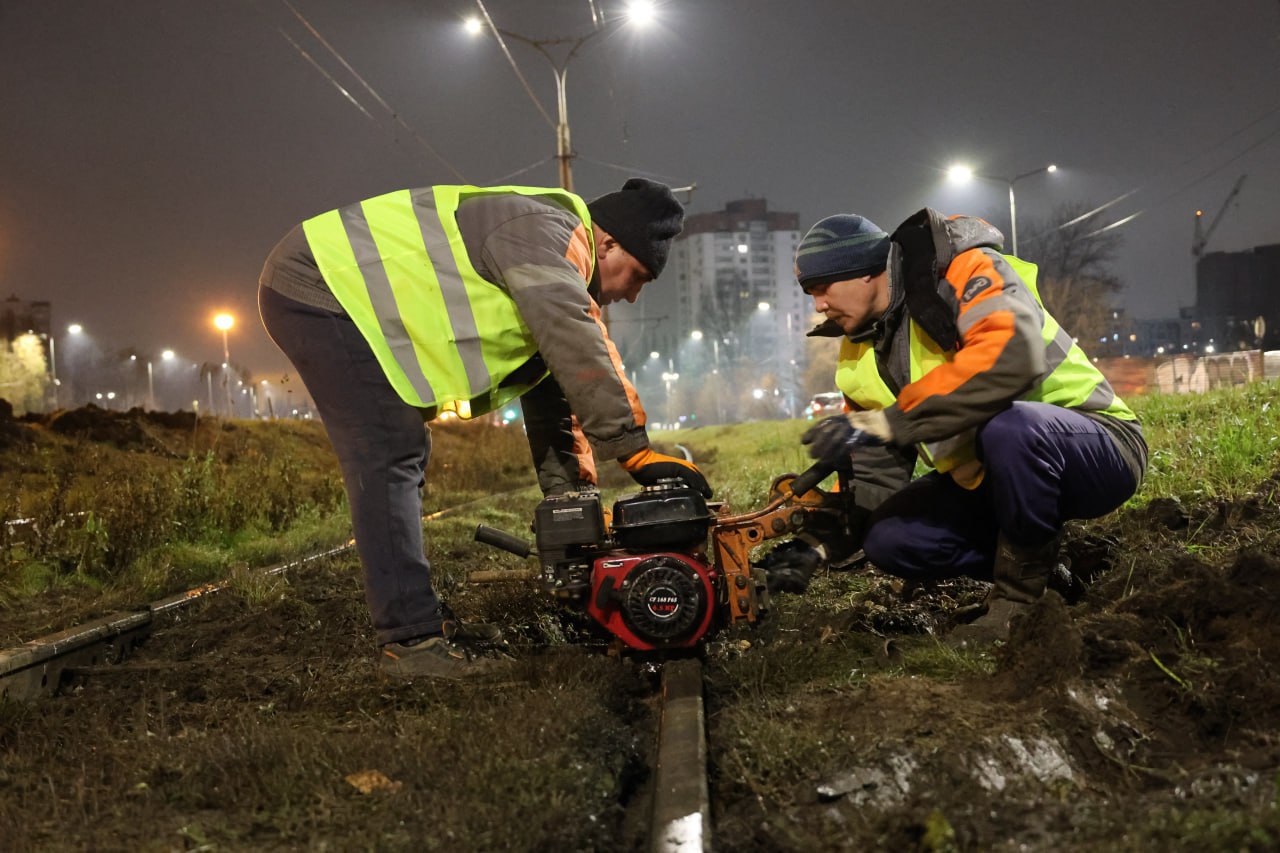 Ремонт трамвайных путей на перекрестках стартовал в Самаре Ремонт трамвайных путей на перекрестках стартовал в Самаре