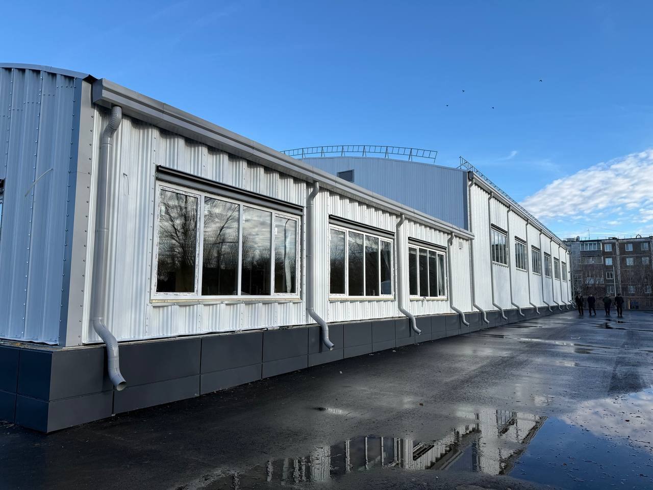 123В Сызрани завершается строительство нового физкультурно-оздоровительного комплекса