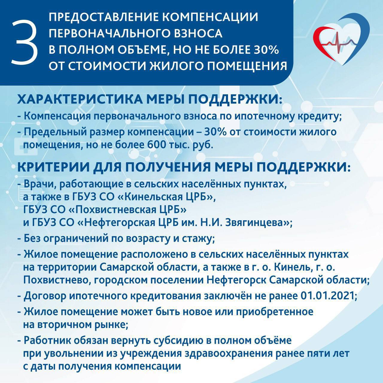 Информация о мерах социальной поддержки врачей, которые реализуются в Самарской области Информация о мерах социальной поддержки врачей, которые реализуются в Самарской области