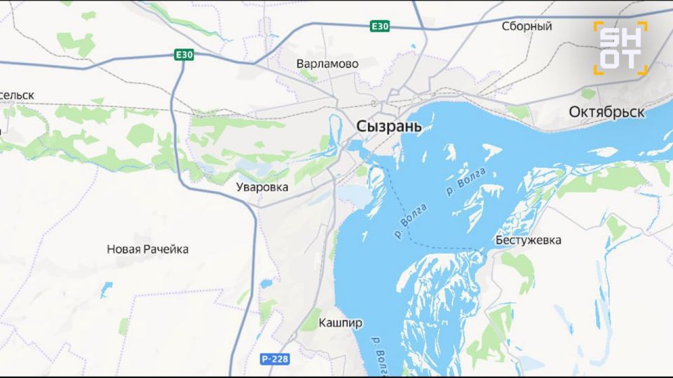 Около 10 взрывов прозвучало над Сызранью Самарской области