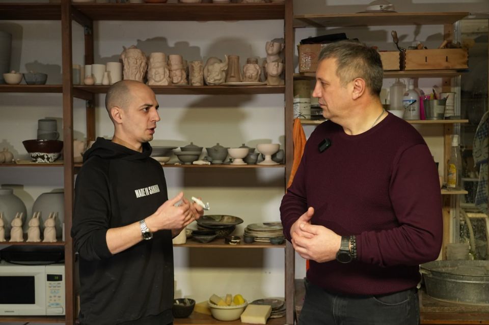 Глава города Самары Иван Носков встретился с резидентами креативного кластера «Дом 77»