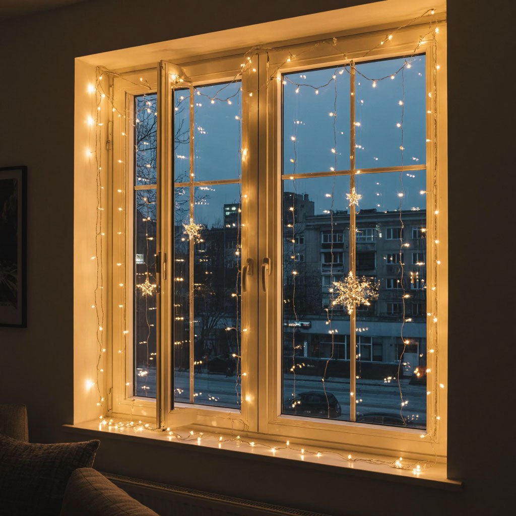 Гирлянды на окнах могут обернуться штрафом