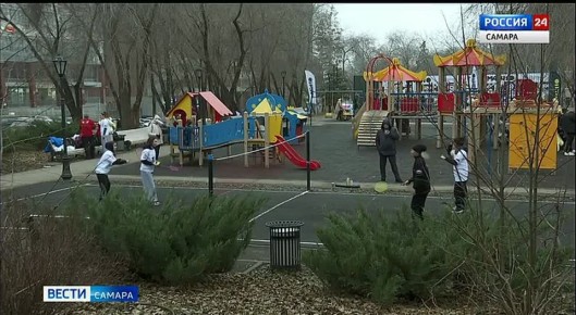 В Октябрьском районе Самары появилась новая спортивная площадка