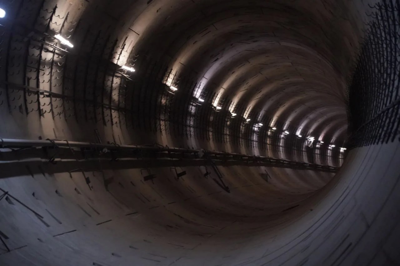 Высокие темпы работ позволили выполнить проходку правого перегонного тоннеля с опережением первоначального графика