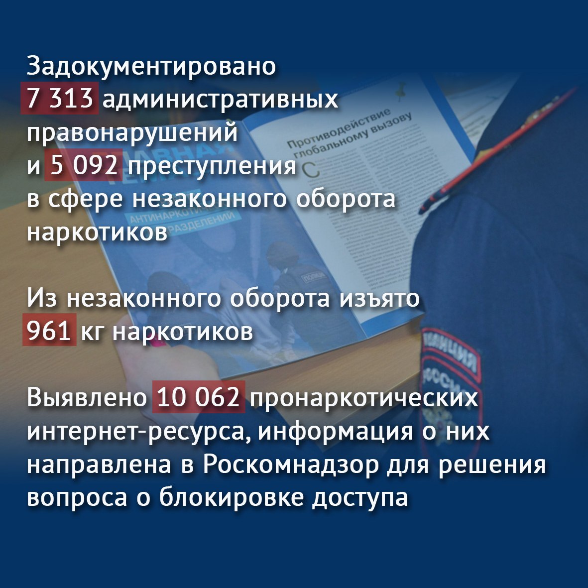 В МВД России подведены итоги ежегодной антинаркотической акции «Сообщи, где торгуют смертью» В МВД России подведены итоги ежегодной антинаркотической акции «Сообщи, где торгуют смертью»