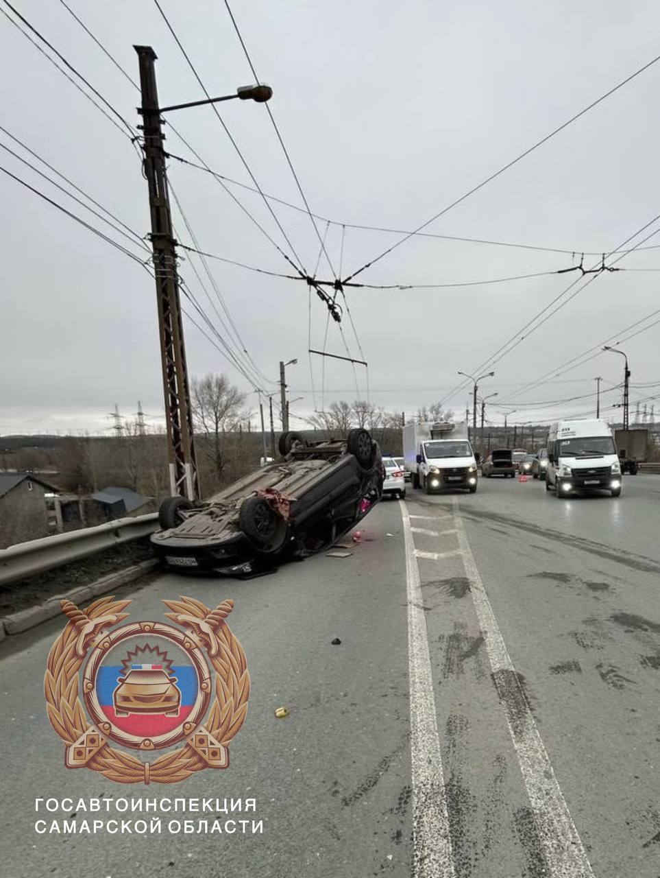 Накануне в Тольятти около 13:10 на улице Громовой произошло ДТП