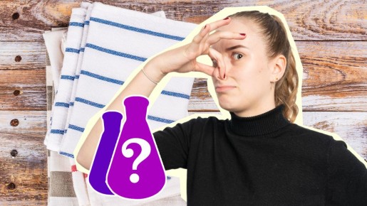 Без замачиваний и кипячения: затхлый запах с кухонных полотенец сам уйдет