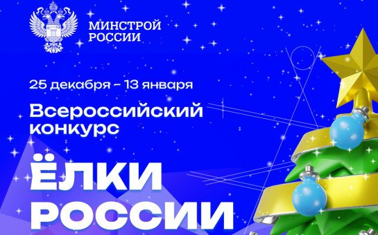 Установите новогоднюю зеленую красавицу в сквере, парке, набережной, бульваре и участвуйте во Всероссийском конкурсе «Ёлки России»