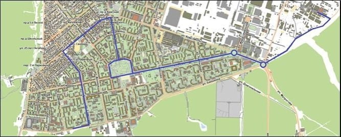 Новый автобусный маршрут № 6р в Центральном районе: Новый автобусный маршрут № 6р в Центральном районе: