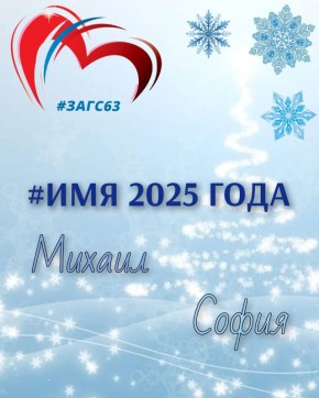 Делимся с вами радостной новостью! Самые популярные в 2025 году имена малышей в нашем регионе!