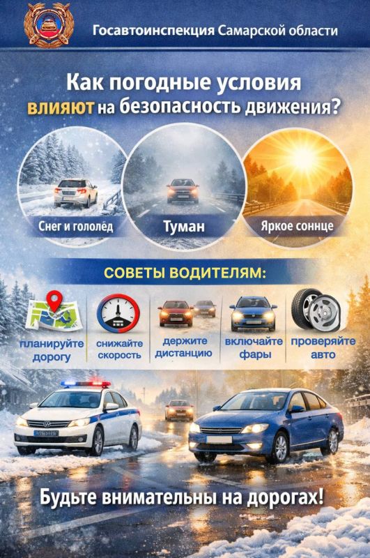 Как погодные условия влияют на безопасность дорожного движения?