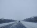 На трассе М-5 «Урал» разыгралась метель, движение закрыто