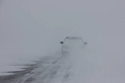 В Самарской области из-за метели и ДТП закрыто движение на Обходе Тольятти