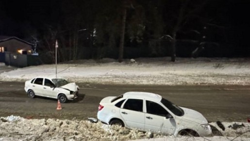 В Самарской области в столкновении Калины и Гранты пострадали 4 человека