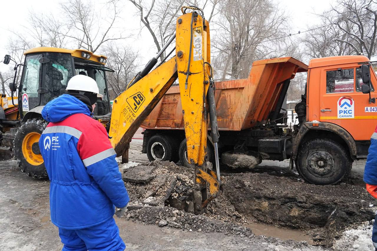 В Самаре перекладка больших участков сетей водоснабжения и водоотведения ведется закрытым способом В Самаре перекладка больших участков сетей водоснабжения и водоотведения ведется закрытым способом