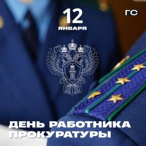 Поздравляем с профессиональным праздником сотрудников и ветеранов органов прокуратуры города Сызрани!
