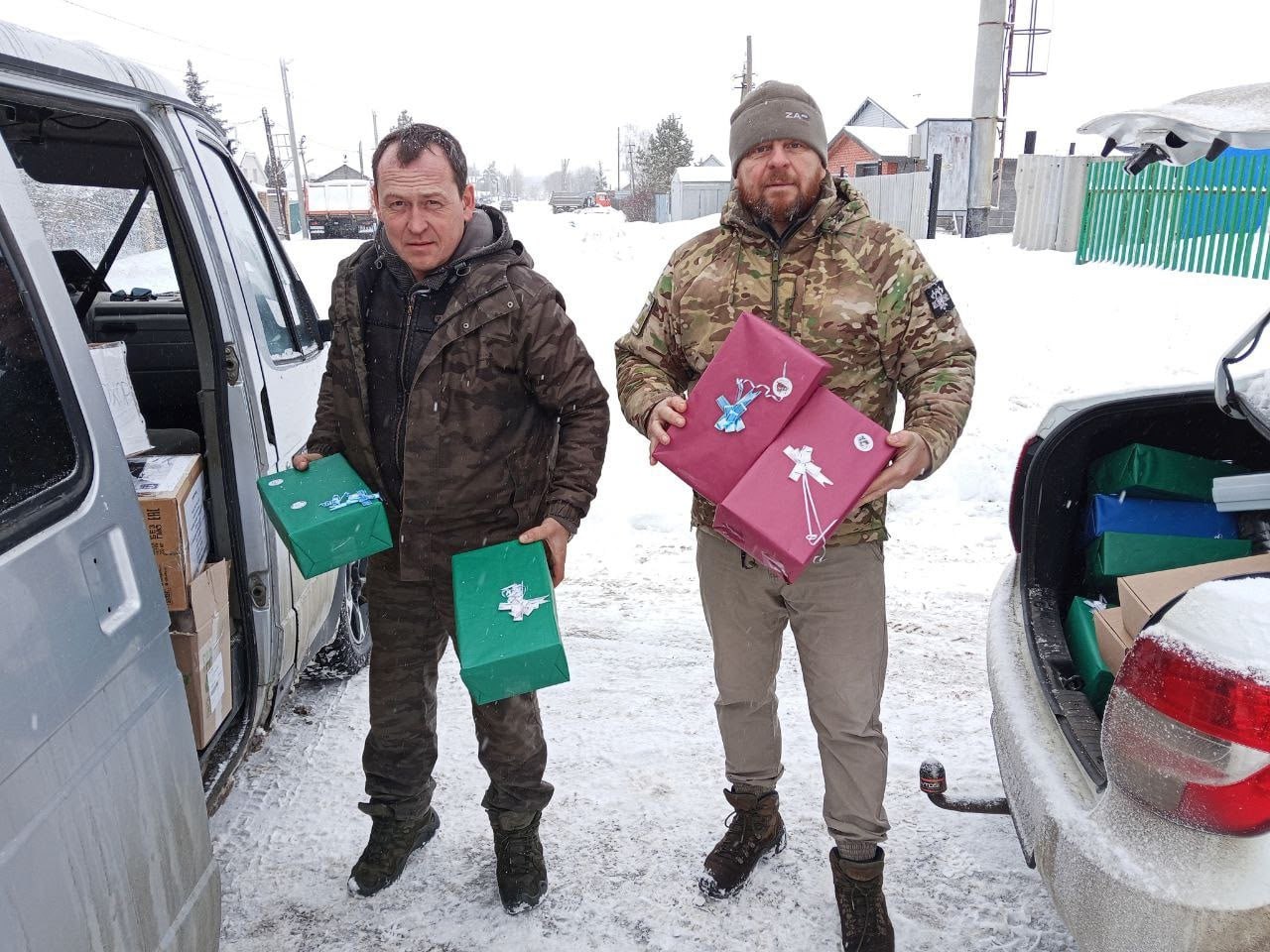 Волжский район продолжает отправку гуманитарной помощи бойцам