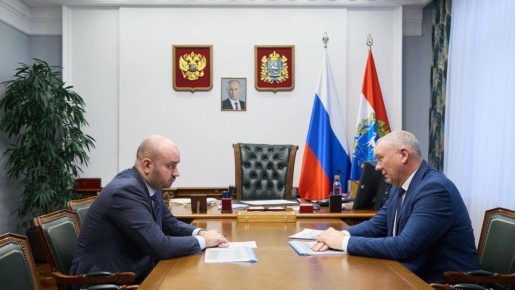 Вячеслав Федорищев провел рабочую встречу с главой Сергиевского района Анатолием Емакасовым