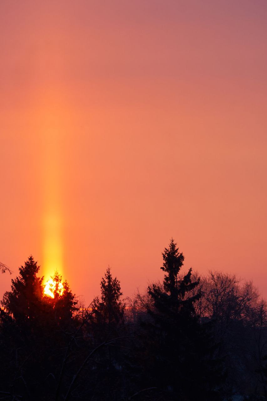 Видели, каким необычным был сегодня рассвет? Видели, каким необычным был сегодня рассвет?