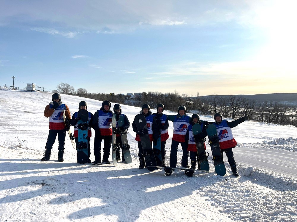 В Самарской области состоялась тренировка по адаптивному сноуборду