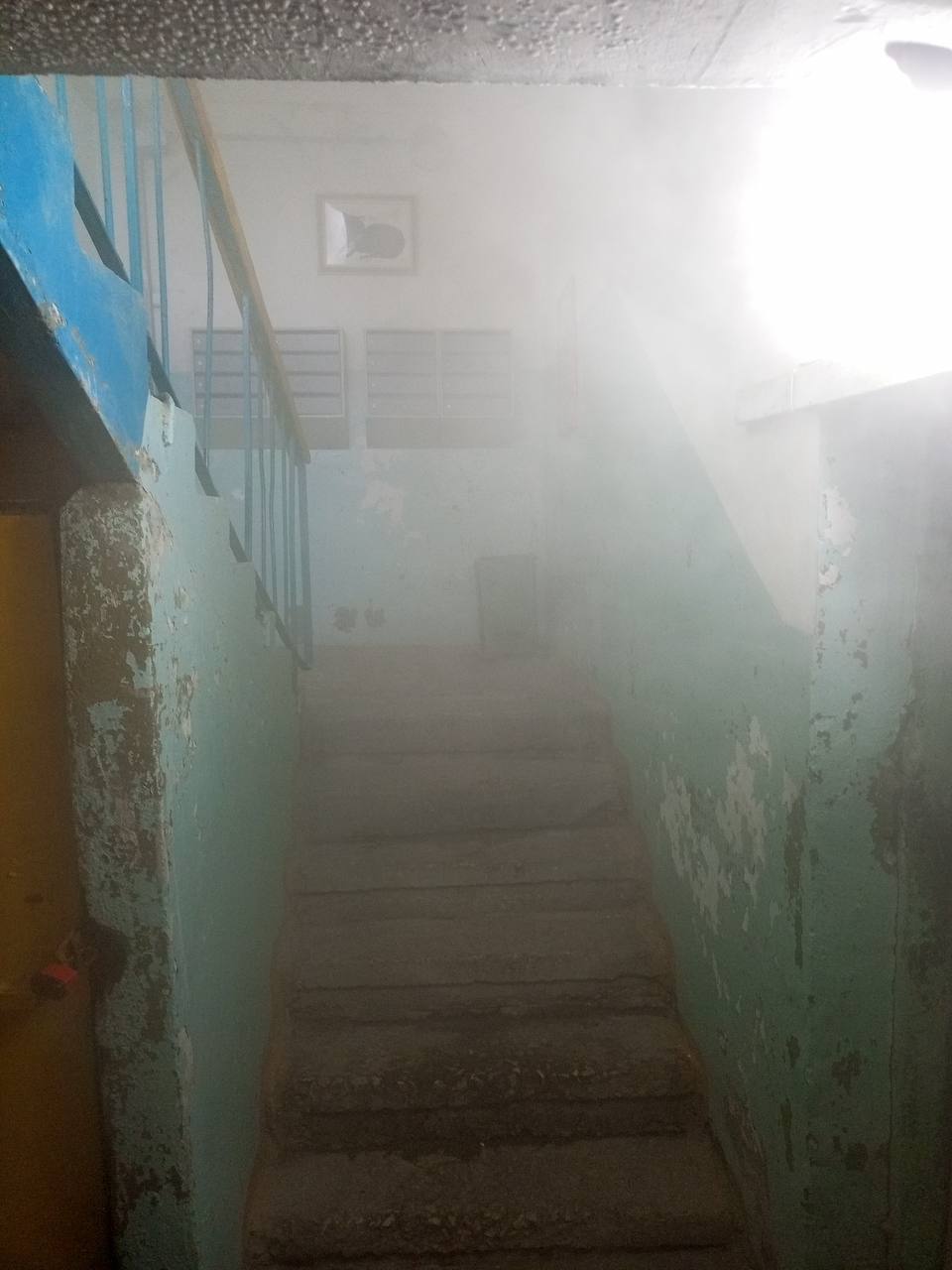 Жители 141 дома по улице Мичурина жалуются на «баню» в подъезде