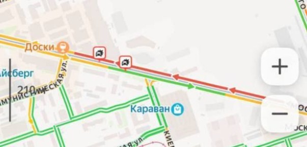 Сразу два ДТП сегодня сковали движение на Московском шоссе