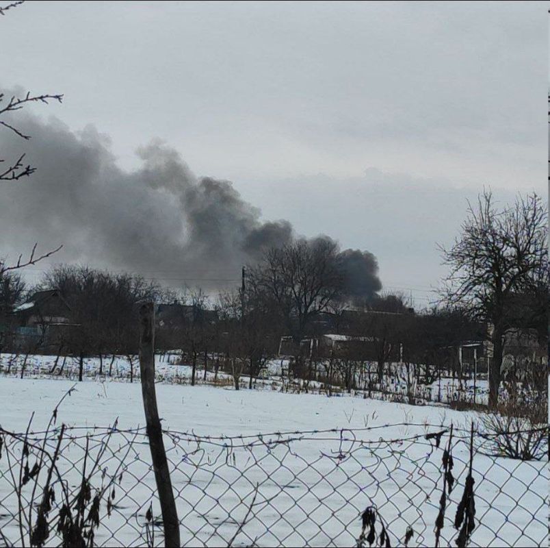 У населённого пункта Самарское в Днепропетровской области прилёт