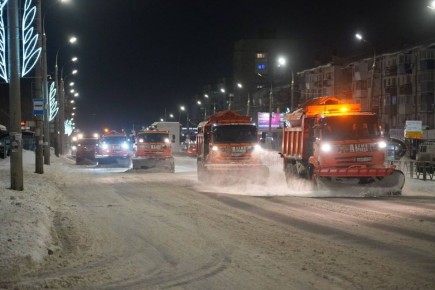 Городские службы Самары переведены на усиленный режим работы в связи с ожиданием залповых снегопадов