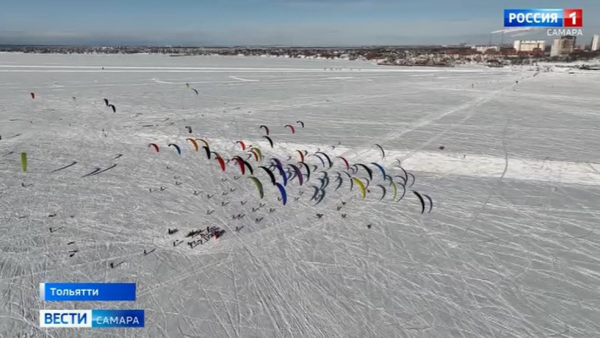 В Самарскую область снова съедутся мастера "снежного паруса"