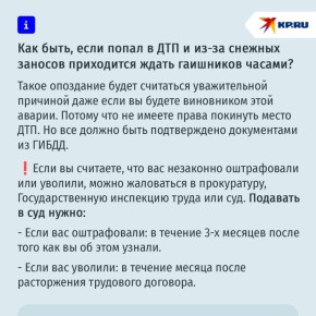 Что делать, если опаздываете на работу из-за снежного апокалипсиса?