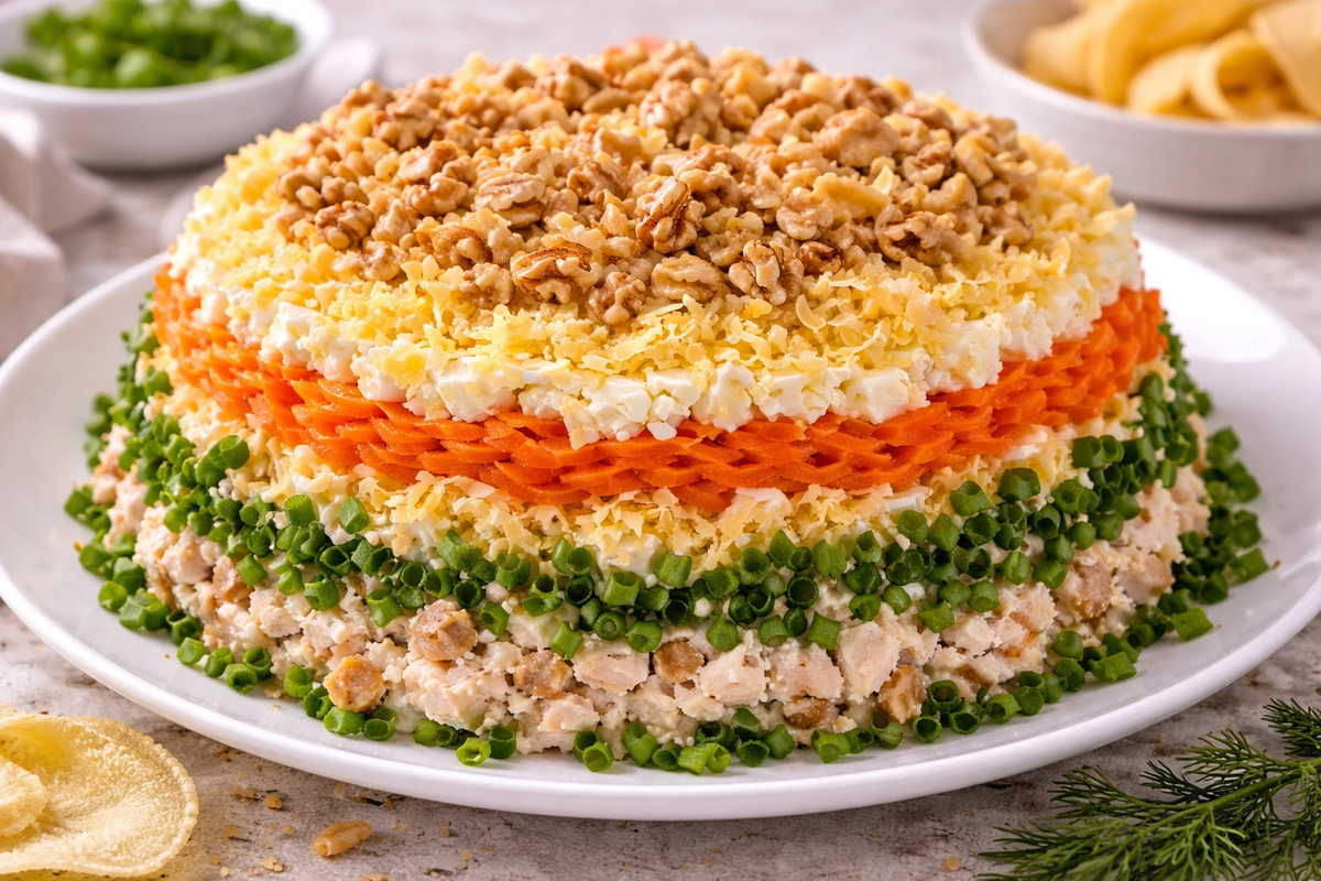 Это просто огонь! Попробовала хитовый салат «Медвежья шубка» — готовьте не пожалеете