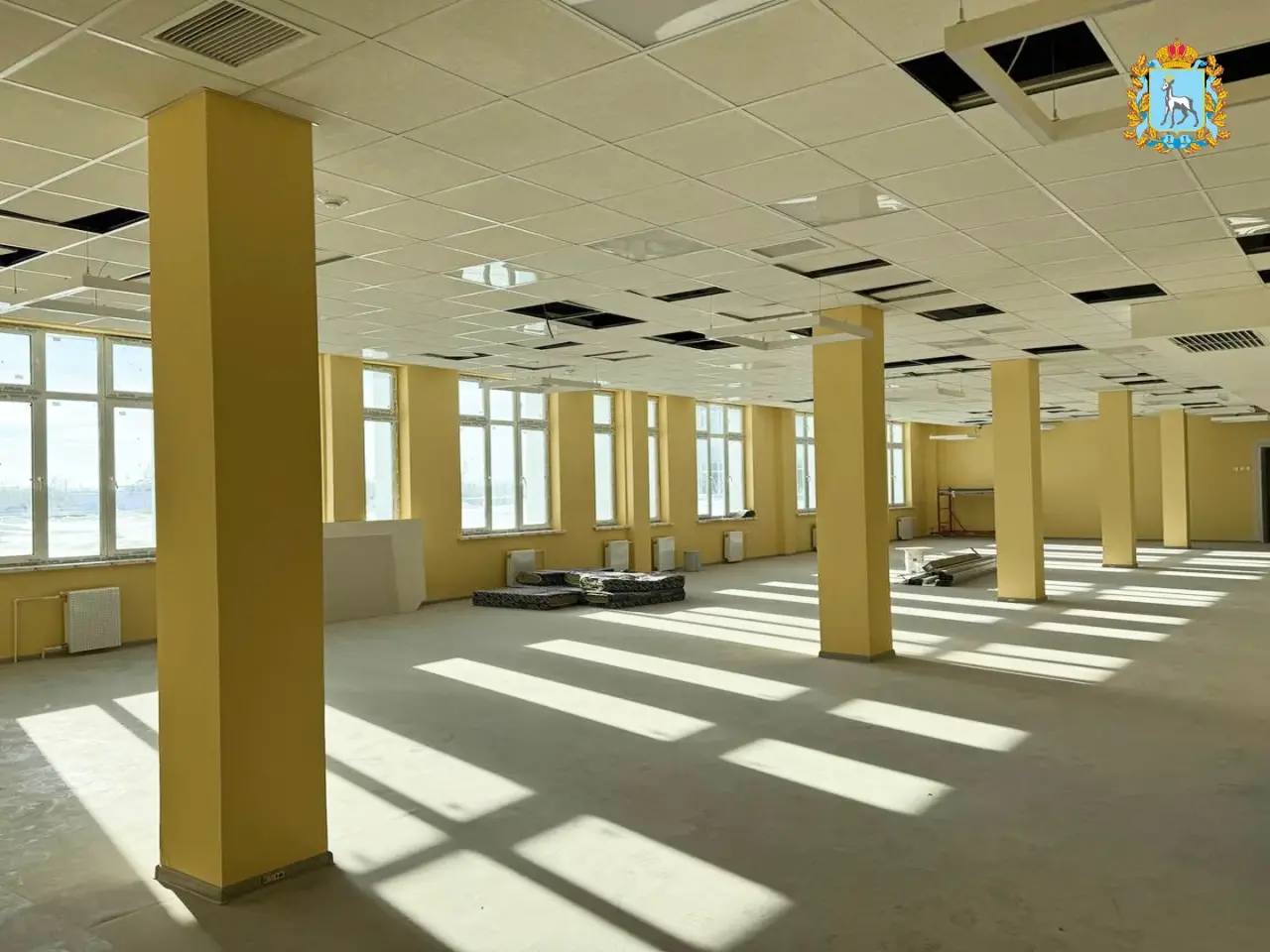 Завершается строительство новой школы на проспекте Карла Маркса Завершается строительство новой школы на проспекте Карла Маркса