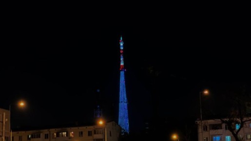 Самарская телебашня засияет в честь 23 февраля