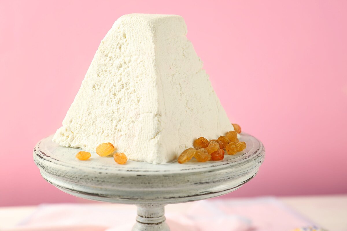 Нежный творожный кулич на Пасху