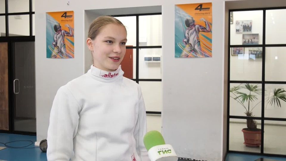 Самарская школьница Антонина Бербенцева выиграла золото Первенства России по фехтованию