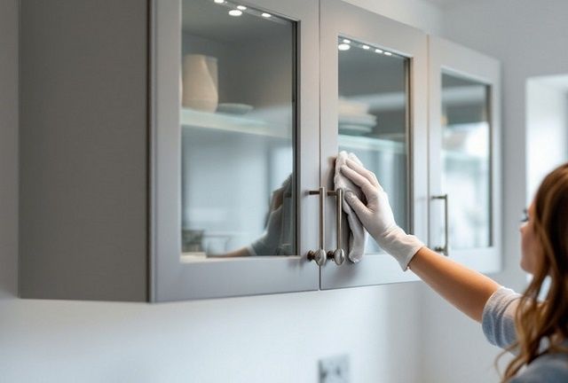 Как эффективно убрать жир с кухонных шкафов: полезные советы для каждого