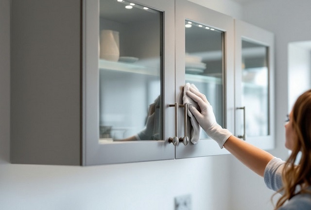 Как эффективно убрать жир с кухонных шкафов: полезные советы для каждого