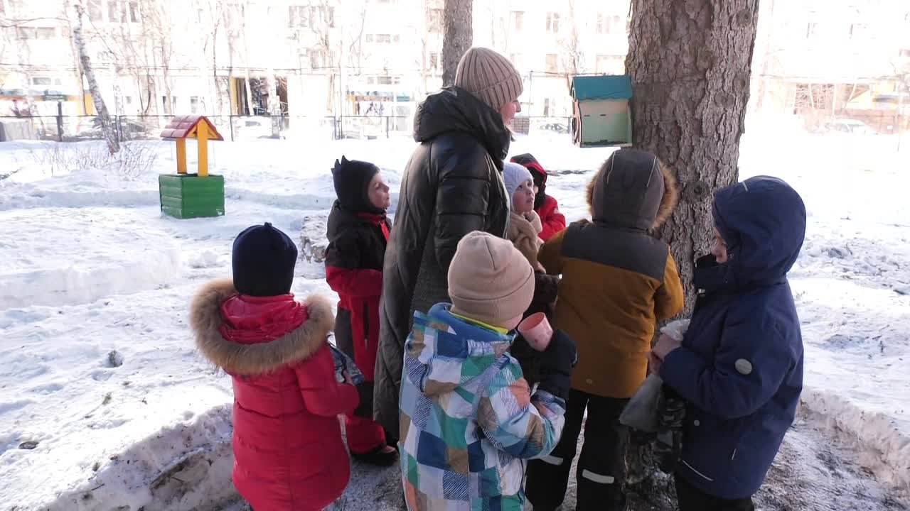 Воспитанники детского сада №172 в Самаре присоединились к всероссийской акции «Покормите птиц зимой»
