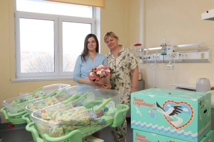 В Самарской области выписали первую тройню