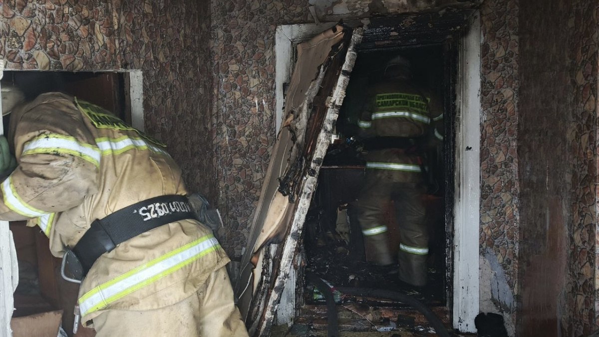 Пожар в доме унес жизнь женщины в Самарской области