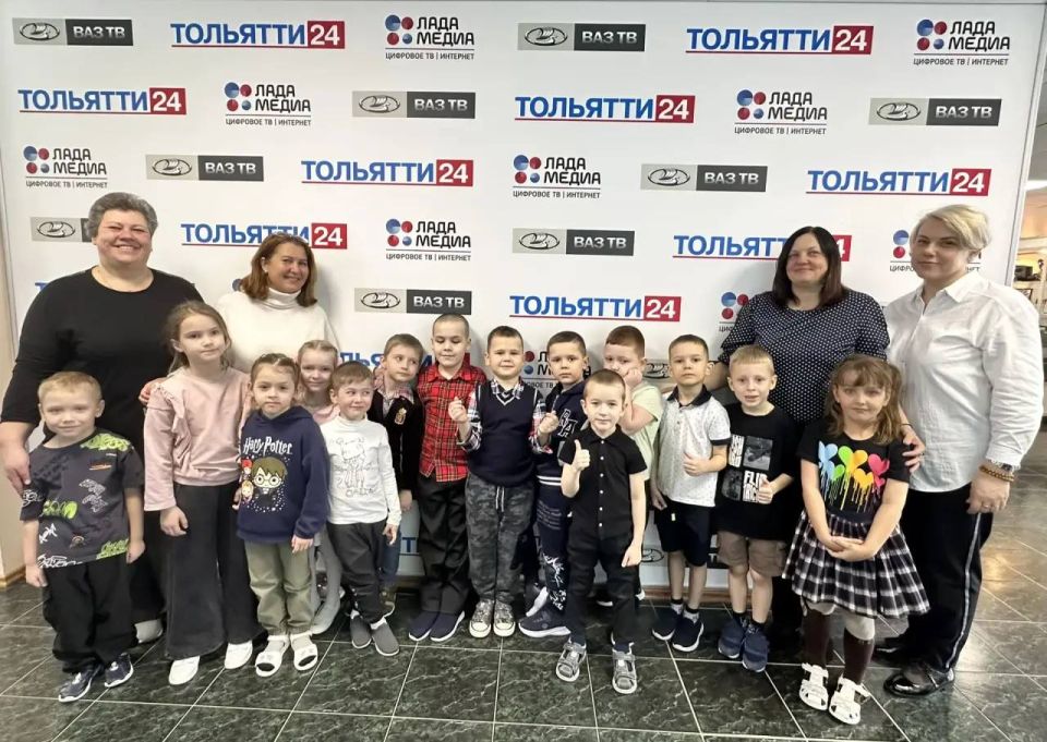 Маленькие гости в большой телекомпании!