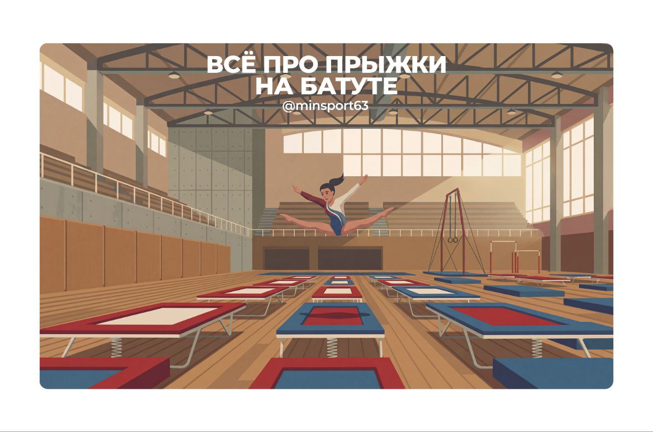 #всёоспорте63 - прыжки на батуте