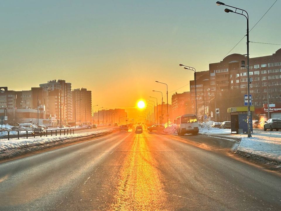 Зима не отступает! В Тольятти снова снег