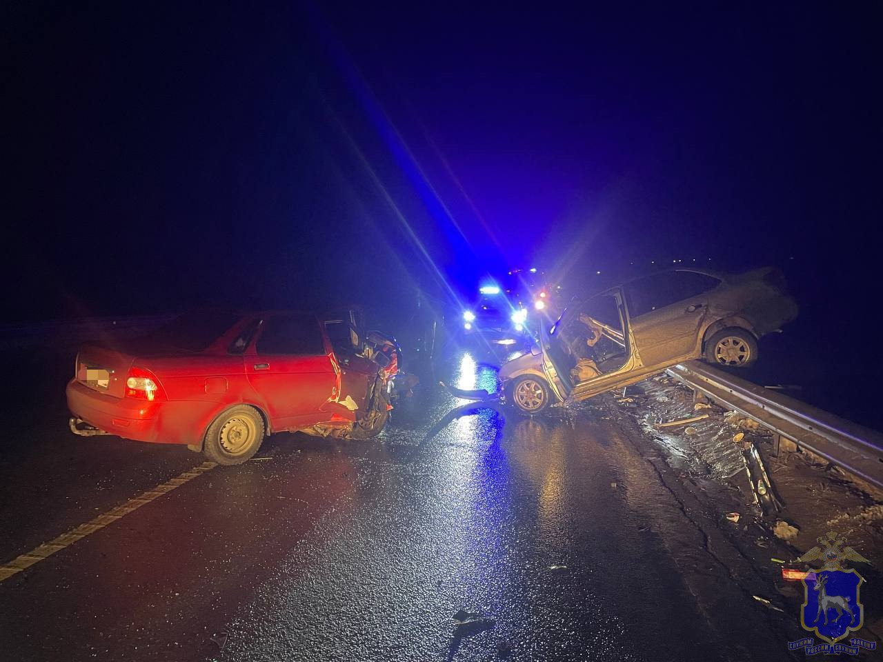 Полицейские работали на месте ДТП в Сызранском районе