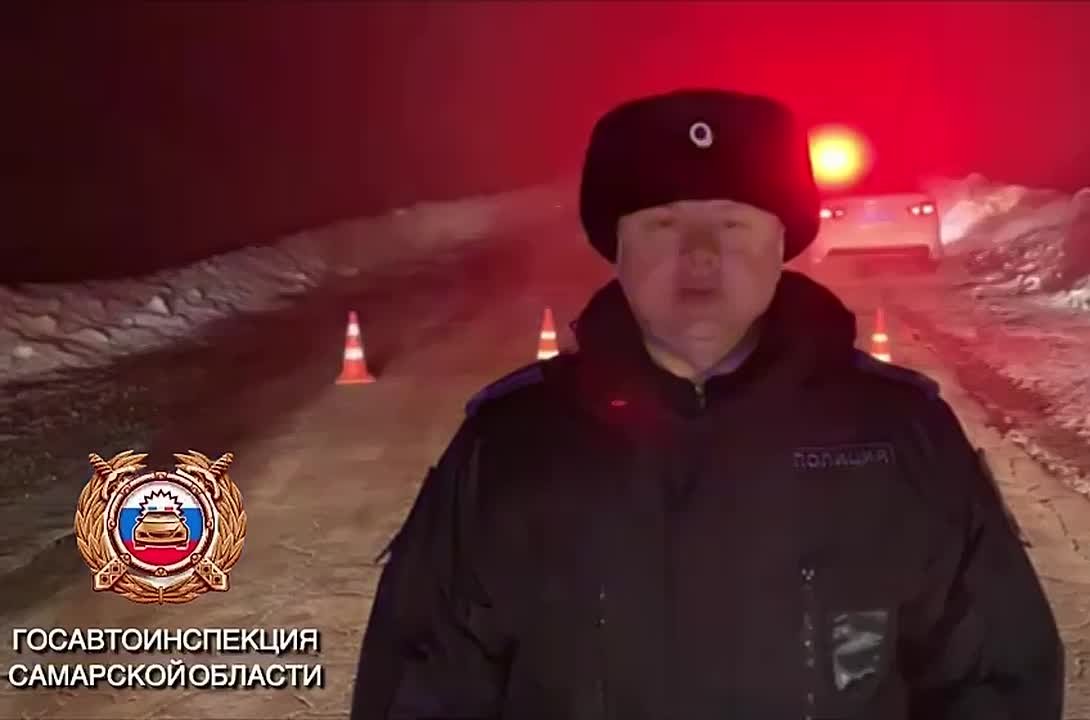 Полицейские работали на месте ДТП в Кинельском районе