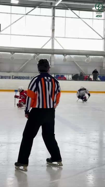 Сборная Самарской области - победитель третьего этапа всероссийской любительской следж-хоккейной лиги