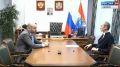В Самаре прошла двусторонняя встреча заместителя председателя Правительства России – руководителя аппарата правительства Дмитрия Григоренко и губернатора Самарской области Вячеслава Федорищева