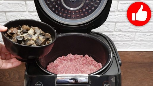 Удобная запеканка из фарша с грибами: просто и вкусно на каждый день