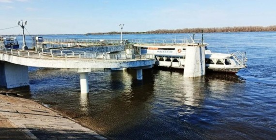 В Самаре затопило пляжи и причалы